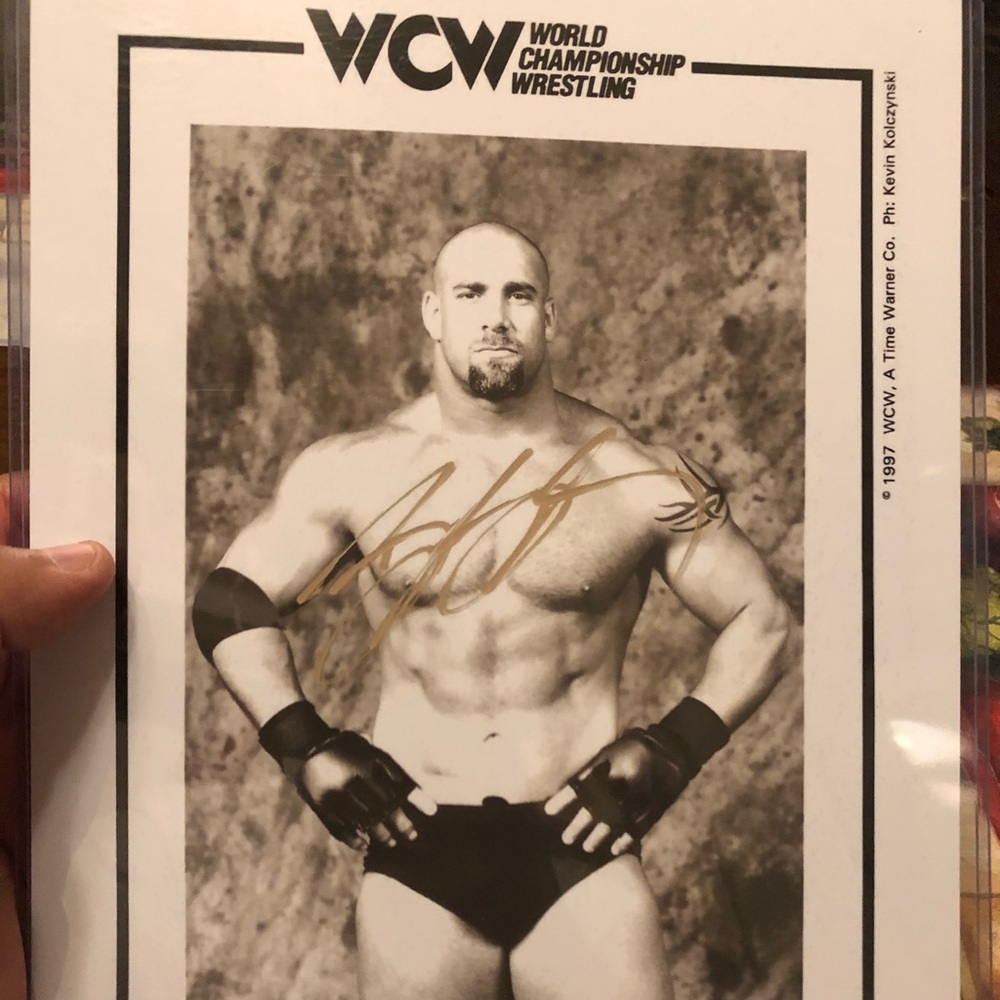 Bill Goldberg signed ✍🏼 (Rp)